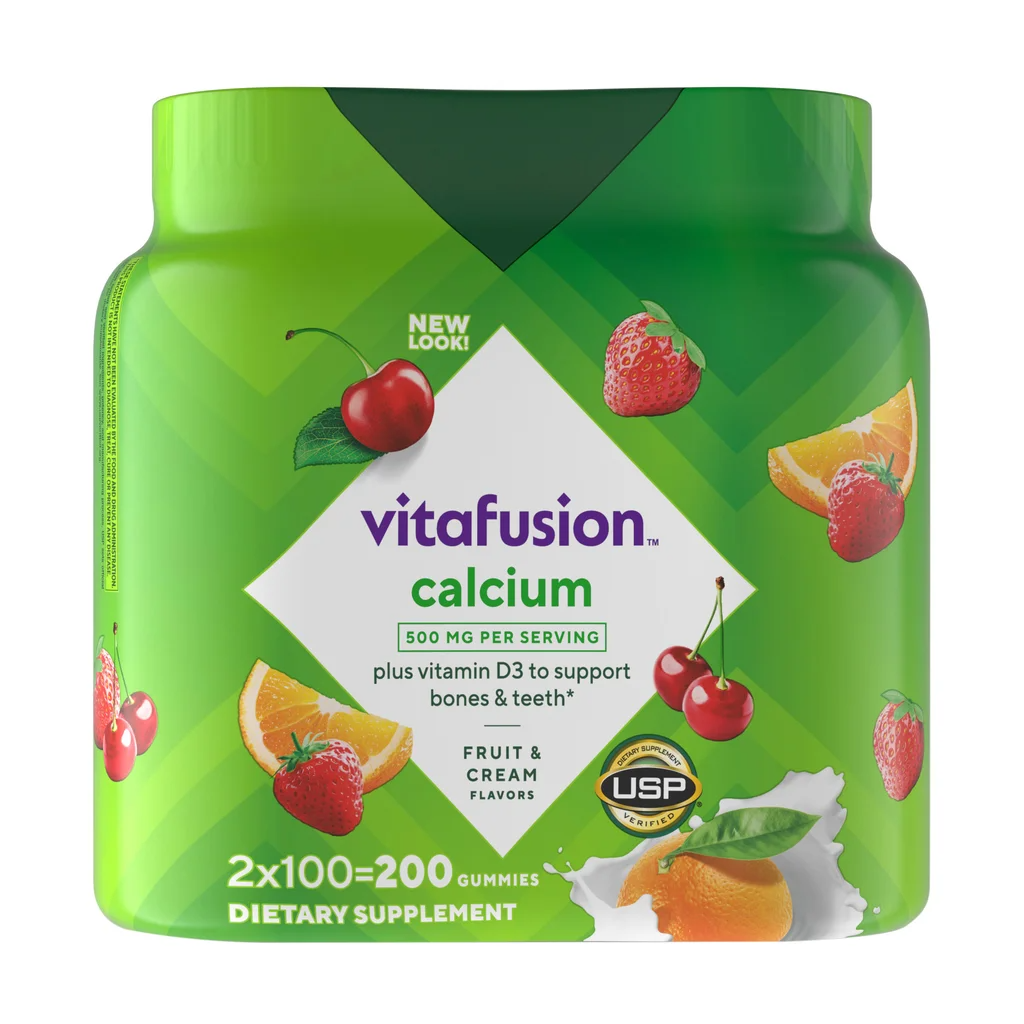 vitafusion 钙 + 维生素D₃ 软糖(200粒)