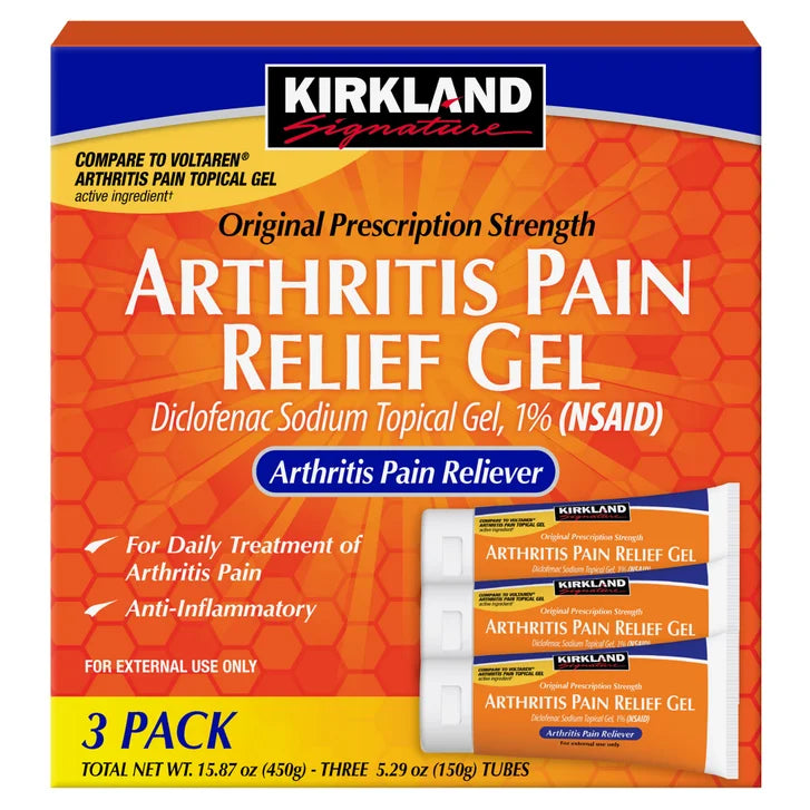Kirkland Signature 关节止痛凝胶（双氯芬酸钠外用凝胶 1%）15.87盎司