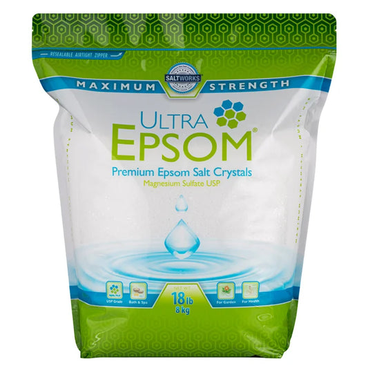 Ultra Epsom 无香型泻盐浴盐 18磅装