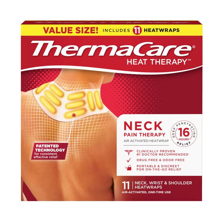 ThermaCare 颈部、手腕与肩部热敷贴（11片装）