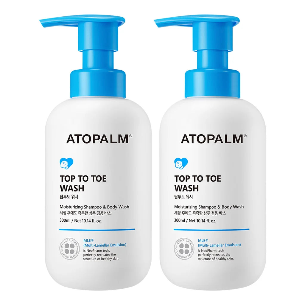 ATOPALM 爱多普 全身洗发沐浴二合一（10.14液体盎司 × 2瓶）