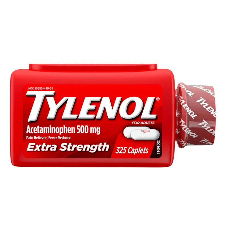 泰诺 Tylenol 加强型对乙酰氨基酚 500毫克 退烧止痛片（325片）