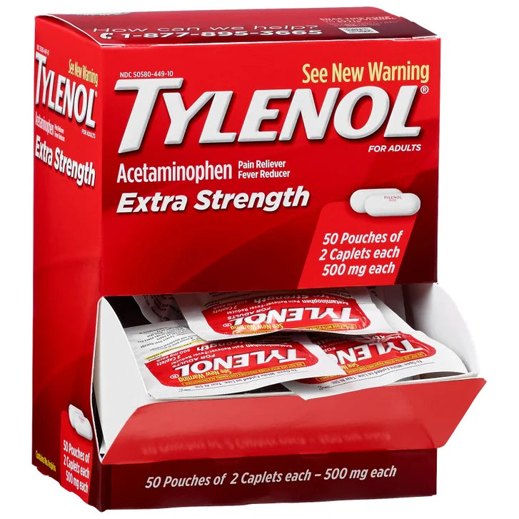 Tylenol 泰诺 加强型对乙酰氨基酚止痛片 100粒装（分配盒装）