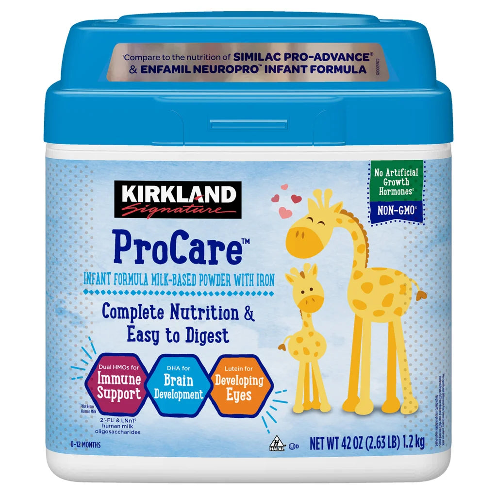 Kirkland Signature 科克兰 ProCare 双HMO 非转基因 婴儿配方奶粉 42盎司×2罐