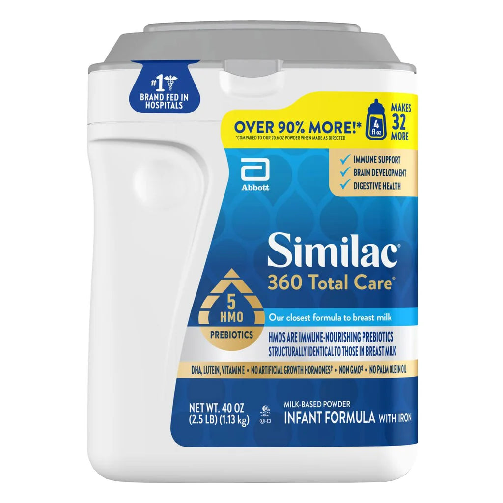 Similac 雅培 360 全护婴儿配方奶粉（含5种HMO，非转基因，40盎司）